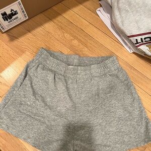 H&M Light Gray Relaxed Shorts